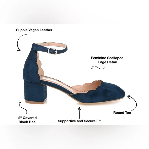 Journee Collection Edna Women's High Heel Pumps NWOT - Picture 2 of 7